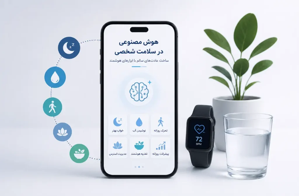 هوش مصنوعی در سلامت شخصی؛ ساخت عادت‌های سالم با ابزارهای هوشمند