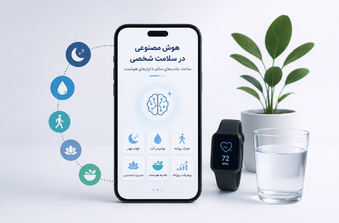 هوش مصنوعی در سلامت شخصی؛ ساخت عادت‌های سالم با ابزارهای هوشمند