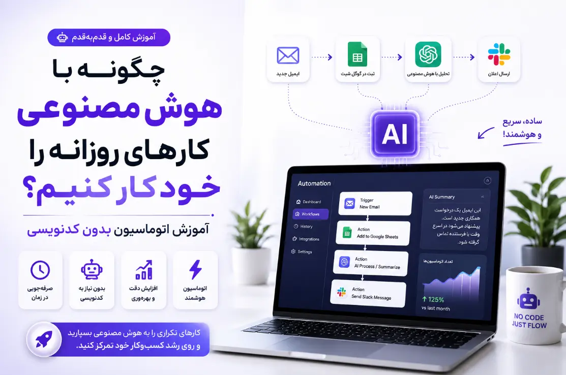 چگونه با هوش مصنوعی کارهای روزانه را خودکار کنیم؟